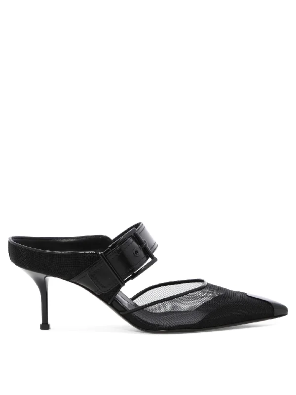 High heels with precision fit technology -ALEXANDER MCQUEEN Punk-Inspired Women's Pumps with Heel