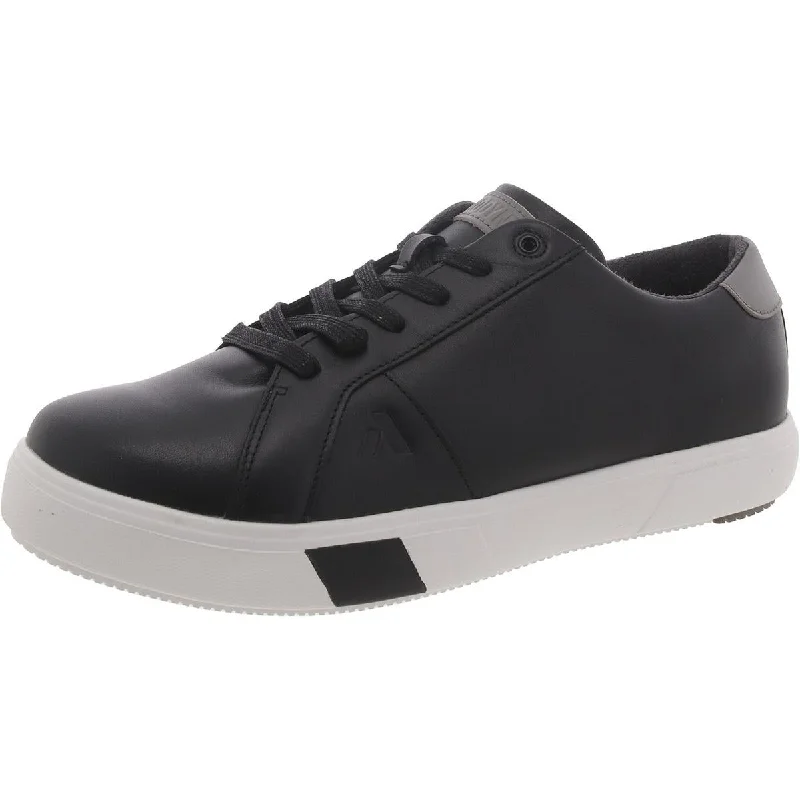 Athletic shoes with quiet runs -Anodyne Mens No. 27 Faux Leather Lifestyle Casual And Fashion Sneakers