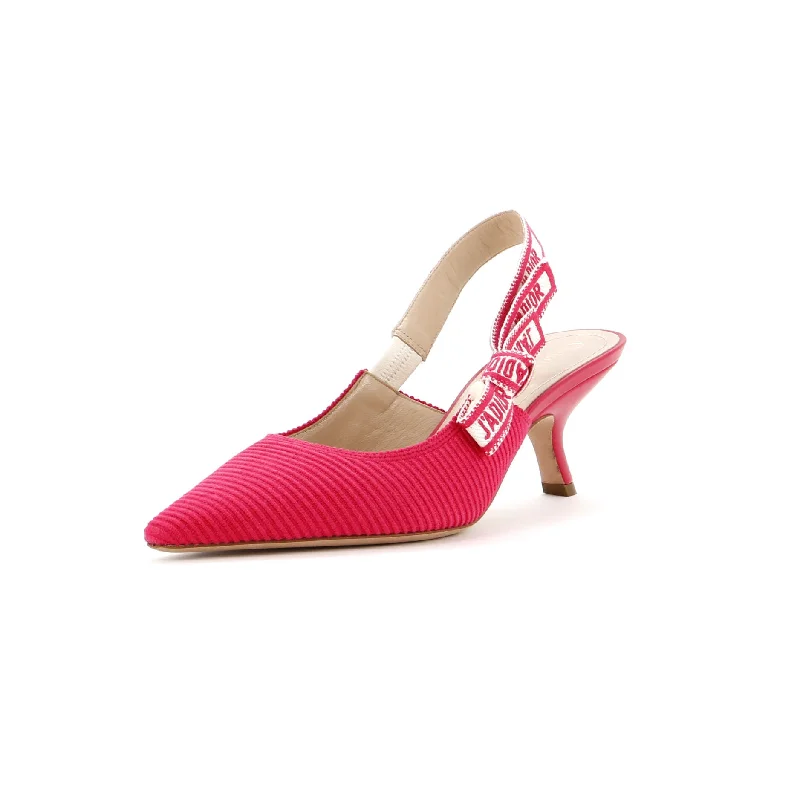 High heels with gentle foam cushioning -Women's J'Adior Slingback Pumps Technical Fabric 65